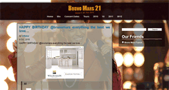 Desktop Screenshot of brunomars21.info
